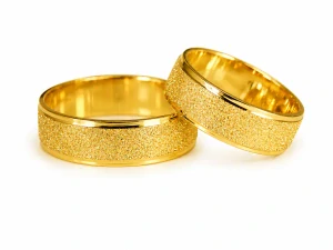 Svadobné obrúčky žlté zlato 14 K 042