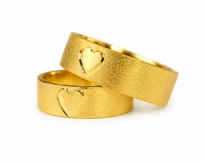 Svadobné obrúčky žlté zlato 14 K 030