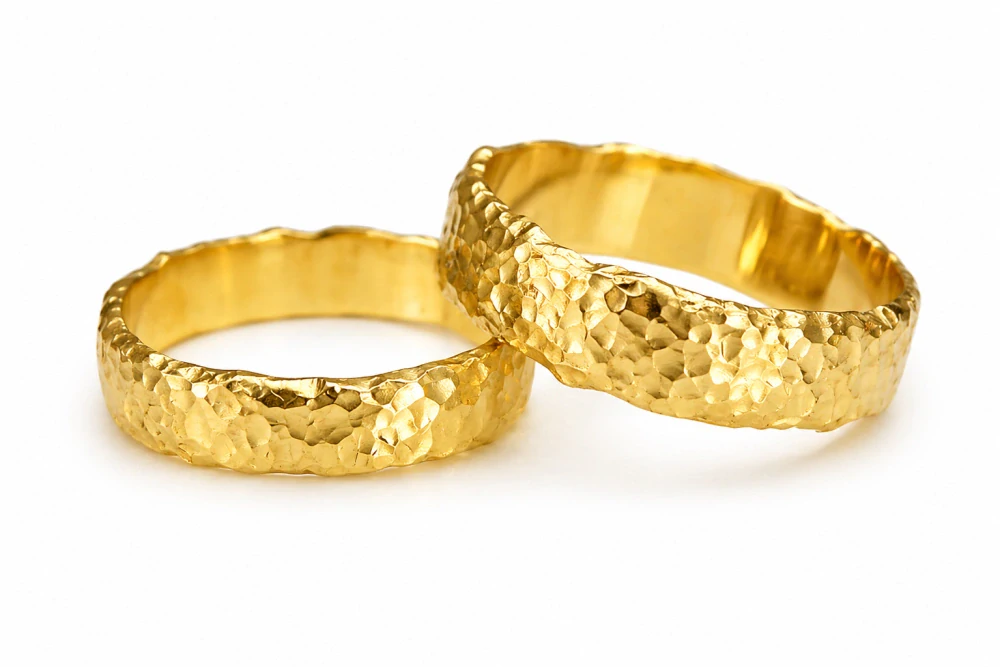 Svadobné obrúčky žlté zlato 14K 052