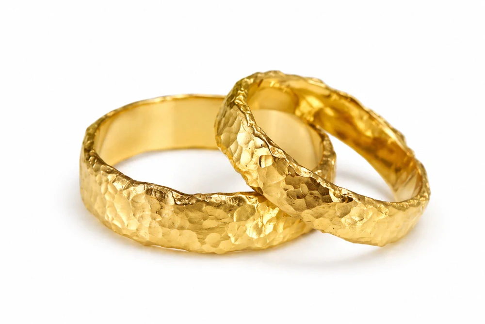Svadobné obrúčky žlté zlato 14K 052